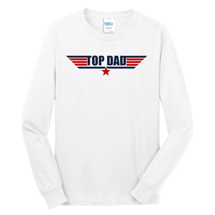 80s Top Dad Fathers Day Gift From Daughter Son Wife Tall Long Sleeve T-Shirt