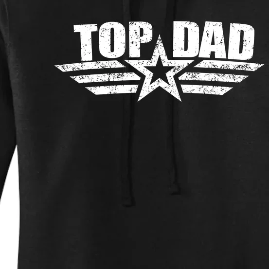 80s Top Dad Fathers Day Gift From Daughter Son Kids Wife Women's Pullover Hoodie