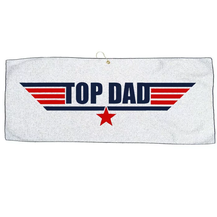 80s Top Dad Fathers Day Gift From Daughter Son Large Microfiber Waffle Golf Towel