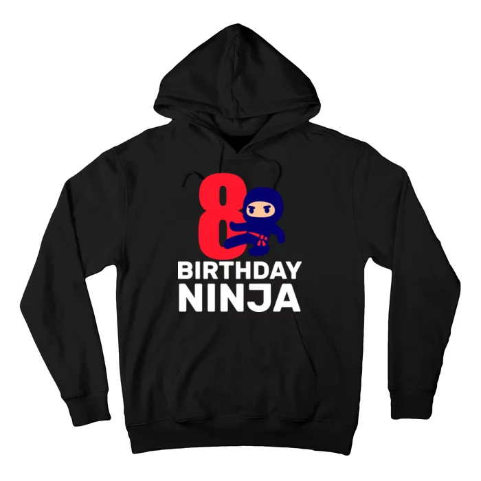 8th Birthday Ninja Hoodie