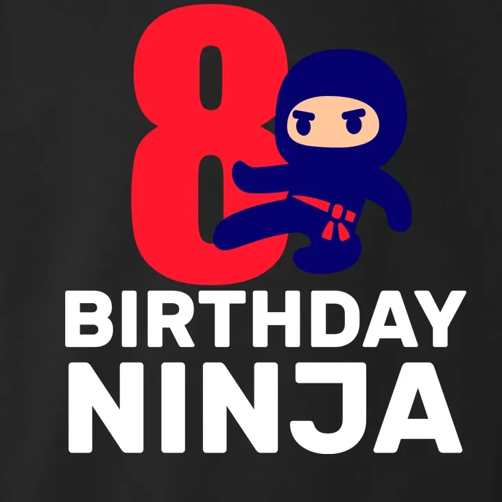 8th Birthday Ninja Toddler Hoodie