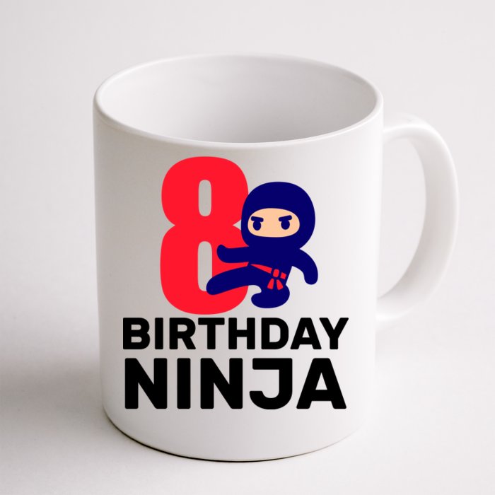 8th Birthday Ninja Front & Back Coffee Mug