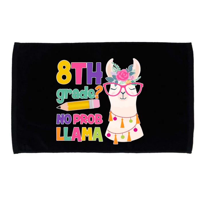 8th Grade? No Prob Llama Microfiber Hand Towel