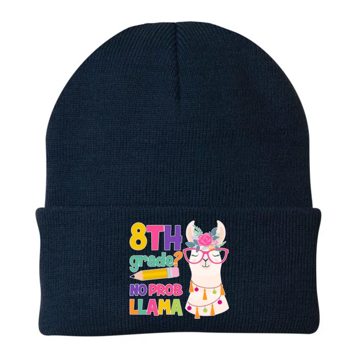 8th Grade? No Prob Llama Knit Cap Winter Beanie