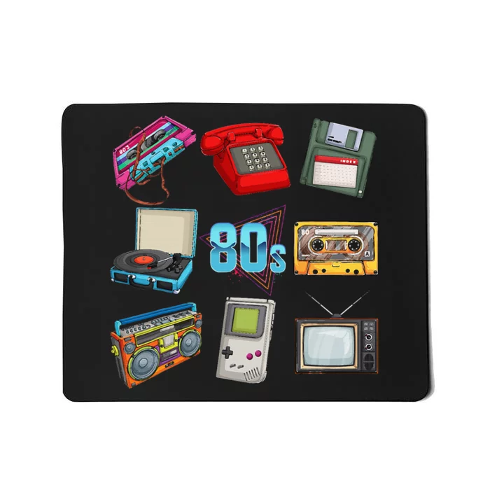 80s Throwback Retro Vintage Funny Party Cassette Tapes Mousepad