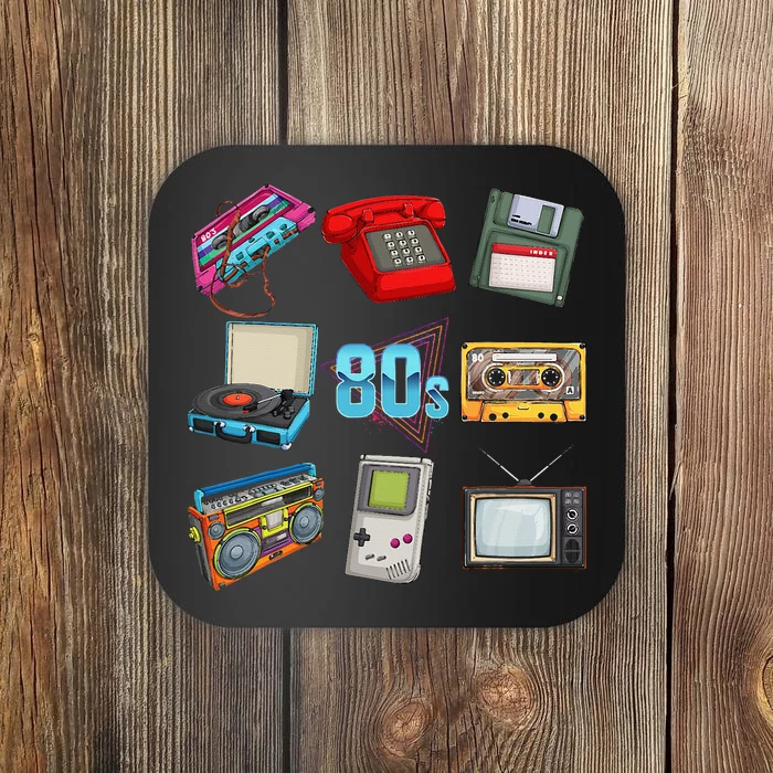 80S Throwback Retro Vintage Party Cassette Tapes Coaster