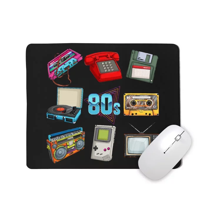 80S Throwback Retro Vintage Party Cassette Tapes Mousepad