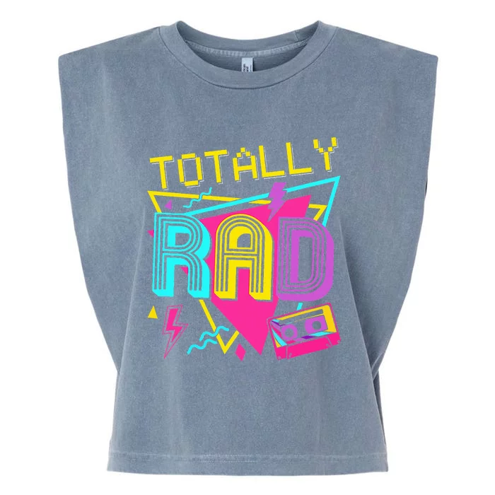 80s Totally Rad Garment-Dyed Women's Muscle Tee