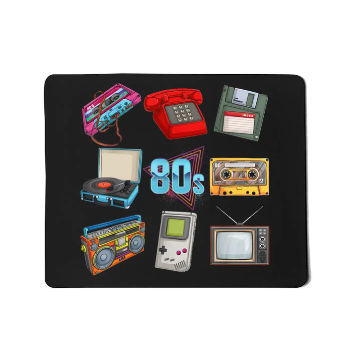 80s Throwback Retro Vintage Funny Party Cassette Tapes Mousepad