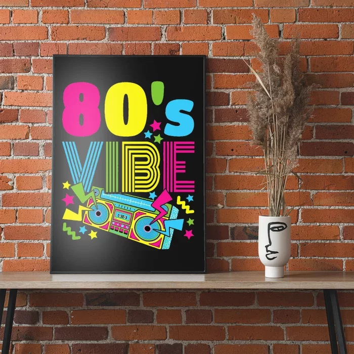 80s Vibe 1980s Fashion 80s Theme Outfit Eighties 80s Costume Poster