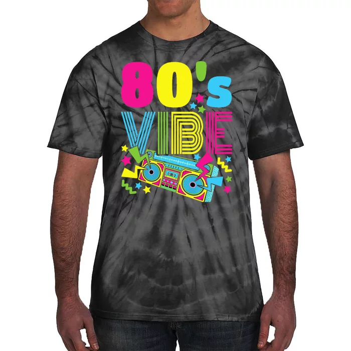 80s Vibe 1980s Fashion 80s Theme Outfit Eighties 80s Costume Tie-Dye T-Shirt