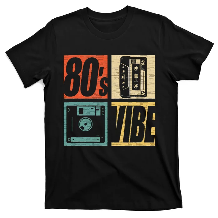 80s Vibe 1980s Fashion Theme Party Outfit Eighties Costume T-Shirt