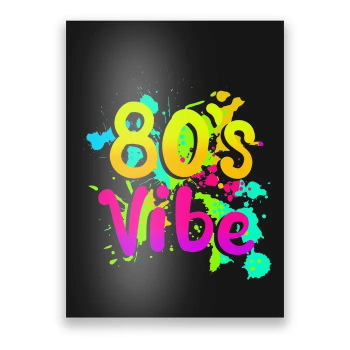 80s Vibe 1980s Fashion 80s Outfit Eighties 80s Costume Poster