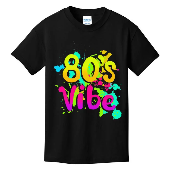 80s Vibe 1980s Fashion 80s Outfit Eighties 80s Costume Kids T-Shirt