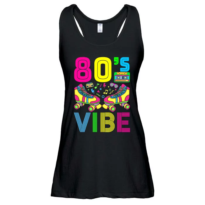 80's Vibe Funny 80s Party Outfit Retro 1980s 80s Lover Ladies Essential Flowy Tank