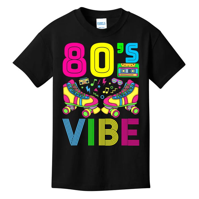 80's Vibe Funny 80s Party Outfit Retro 1980s 80s Lover Kids T-Shirt