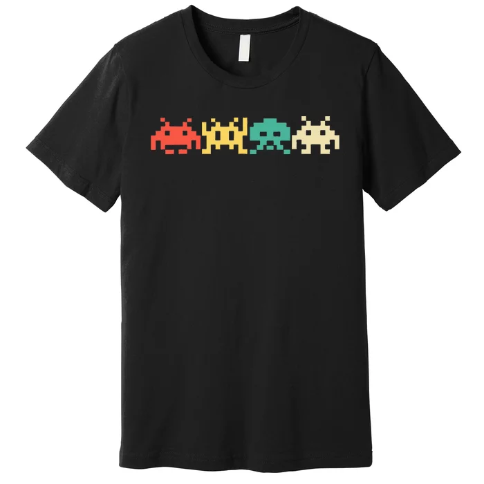 80s Video Game Vintage Retro Arcade Premium T-Shirt