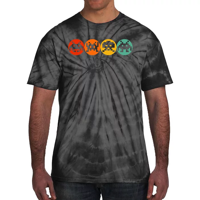 80s Video Game Vintage Retro Arcade Tie-Dye T-Shirt