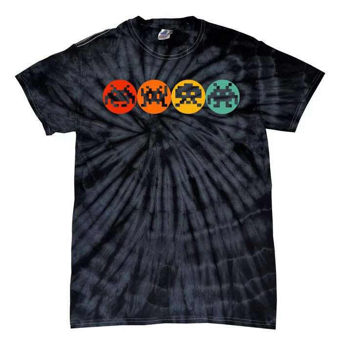 80s Video Game Vintage Retro Arcade Tie-Dye T-Shirt