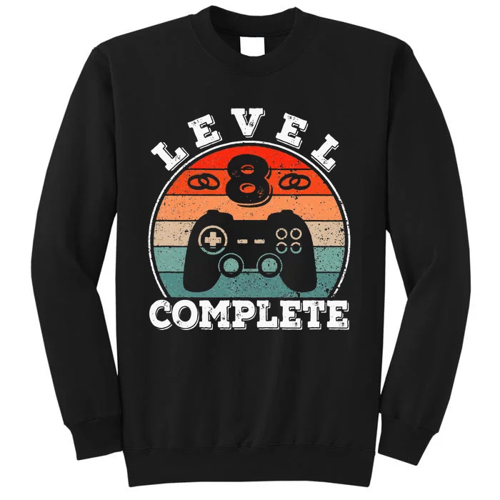 8 Years Marriage Anniversary 8 Year Married Level 8 Complete Tall Sweatshirt