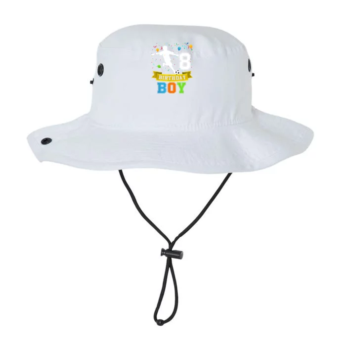 8 Year Old Birthday Soccer 8th Birthday Teens Legacy Cool Fit Booney Bucket Hat