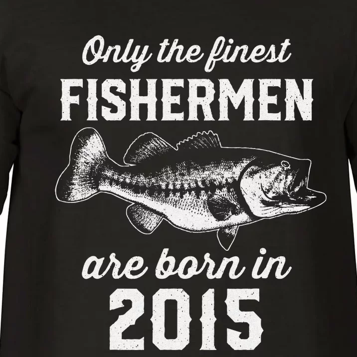 8 Year Old Fisherman Fishing 2015 8th Birthday Gift Comfort Colors T-Shirt