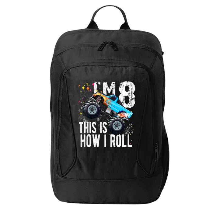 8 Year Old Gift Cool 8th Birthday Boy Gift For Monster Truck Car Lovers City Backpack