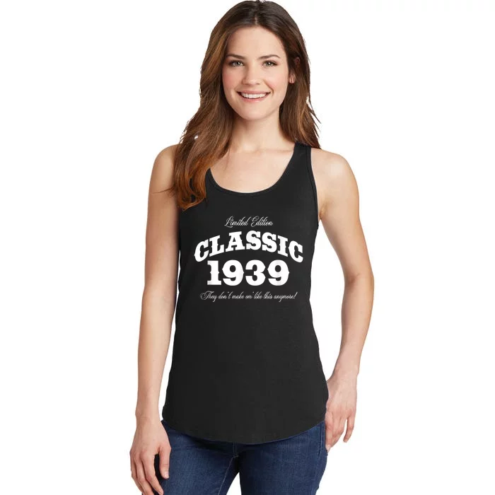 84 Year Old: Vintage Classic Car 1939 84th Birthday Ladies Essential Tank