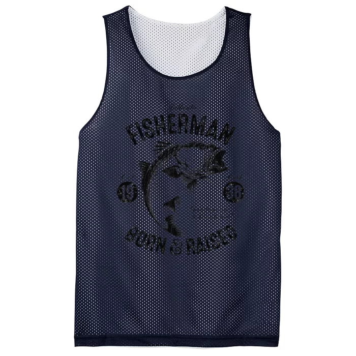 85 Year Old Fisherman Fishing 1938 85th Birthday Mesh Reversible Basketball Jersey Tank