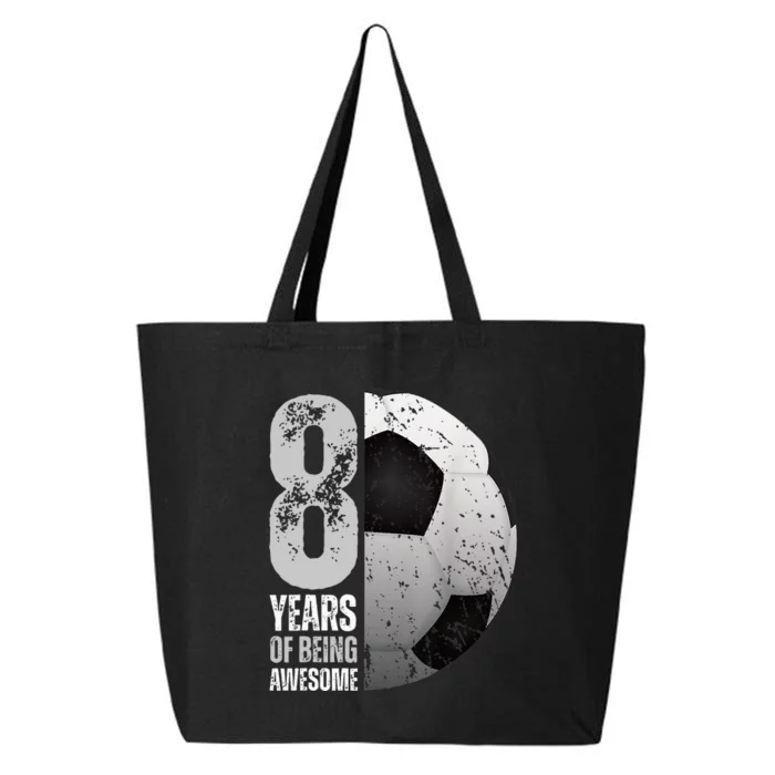 8 Year Old Soccer 8th Birthday Player Bday Party 25L Jumbo Tote