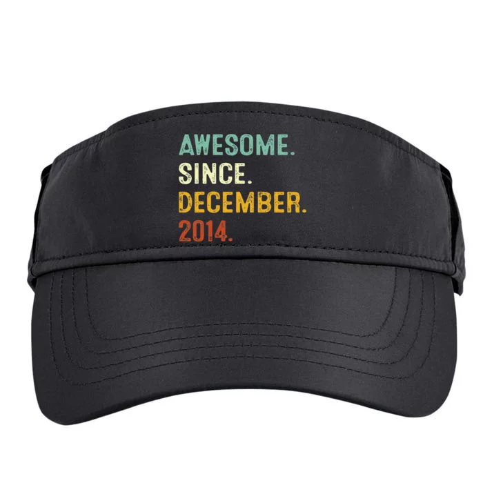 8 Year Old Gift Awesome Since December 2014 8th Birthday Adult Drive Performance Visor