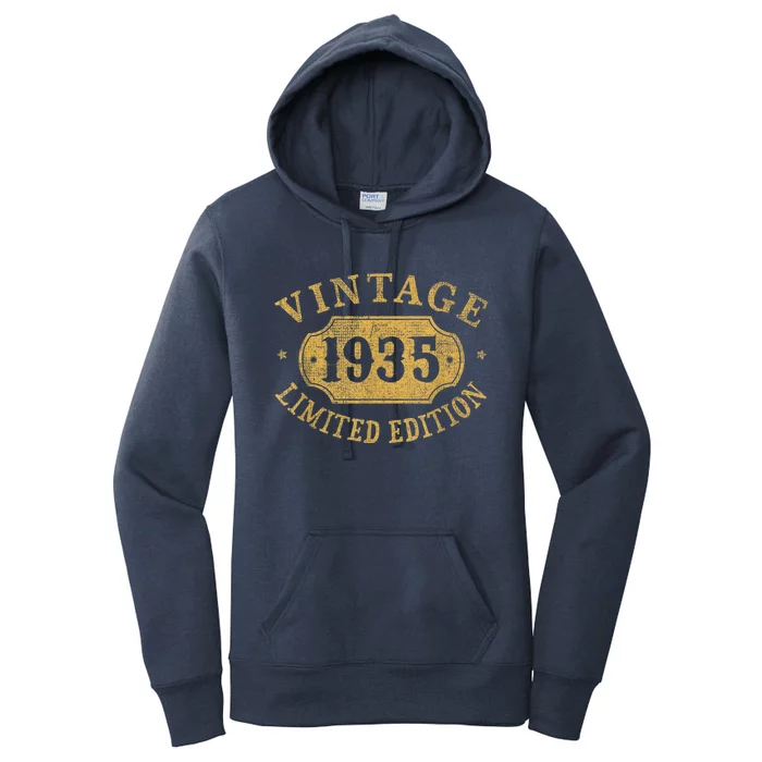 88 years old 88th Birthday Present Anniversary Best Limited 1935 Women's Pullover Hoodie