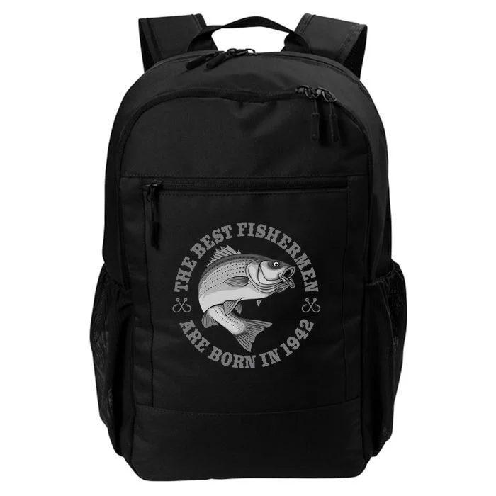 81 Year Old Fisherman Fishing 1942 81st Birthday Daily Commute Backpack