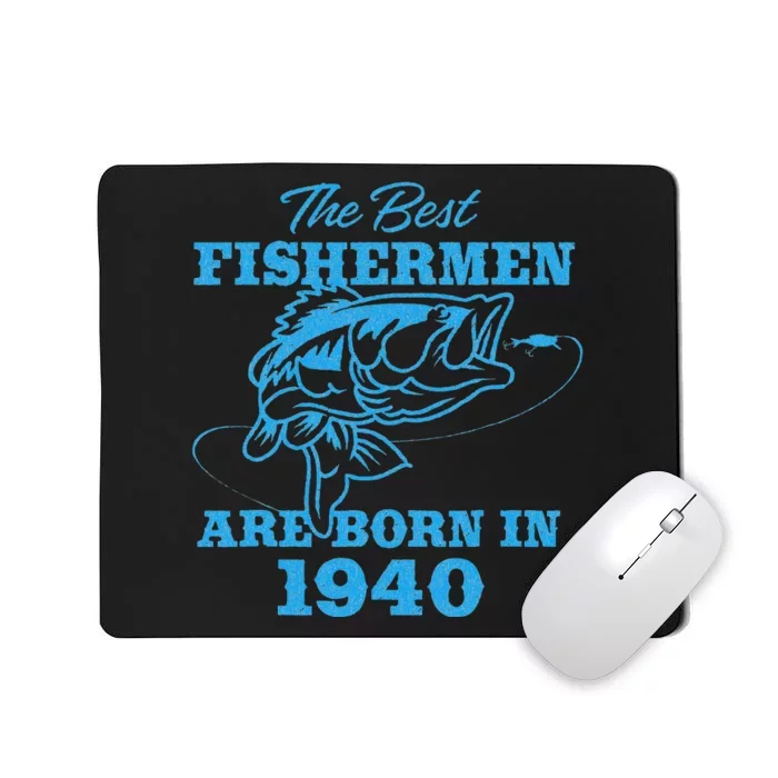 83 Year Old Fisherman Fishing 1940 83rd Birthday (3) Mousepad