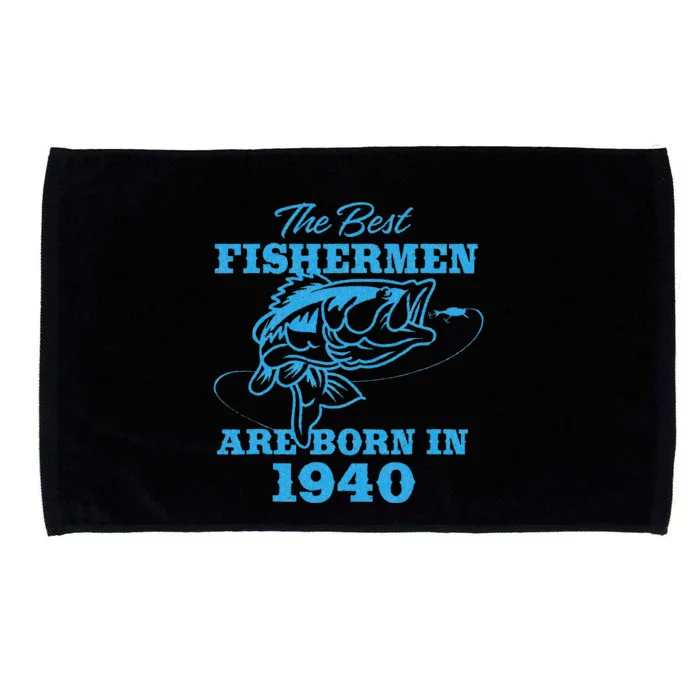 83 Year Old Fisherman Fishing 1940 83rd Birthday (3) Microfiber Hand Towel