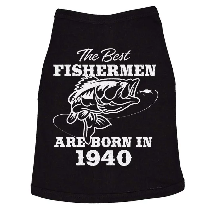 83 Year Old Fisherman Fishing 1940 83rd Birthday Gift Doggie Tank