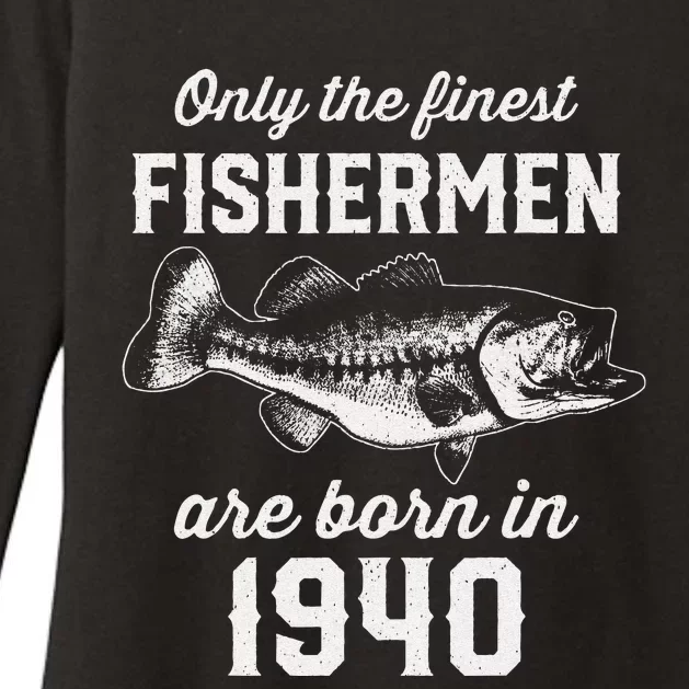 83 Year Old Fisherman Fishing 1940 83rd Birthday Womens CVC Long Sleeve Shirt