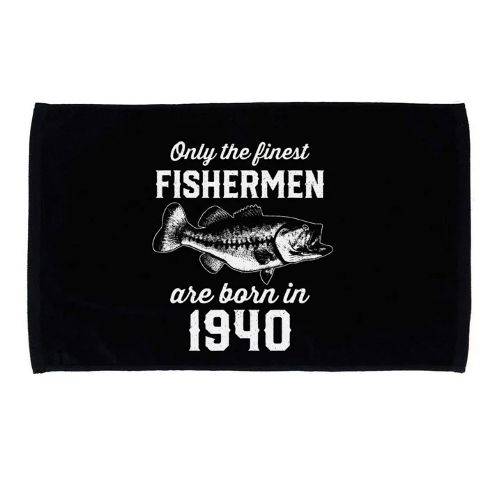 83 Year Old Fisherman Fishing 1940 83rd Birthday Microfiber Hand Towel