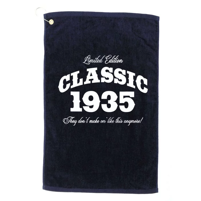 88 Year Old: Vintage Classic Car 1935 88th Birthday Platinum Collection Golf Towel