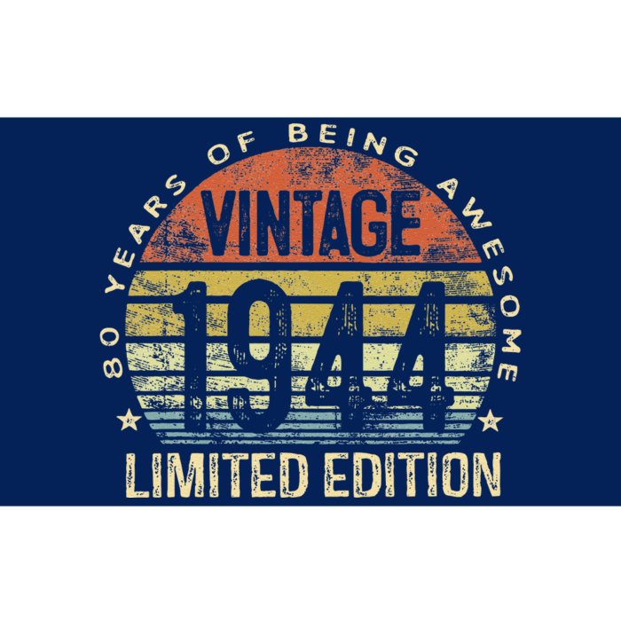 80 Year Old Gifts Vintage 1944 Limited Edition 80th Birthday Bumper Sticker