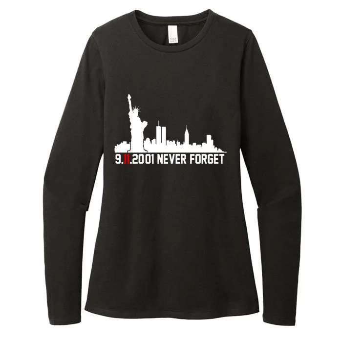 9-11-2001 Never Forget September 11th Womens CVC Long Sleeve Shirt