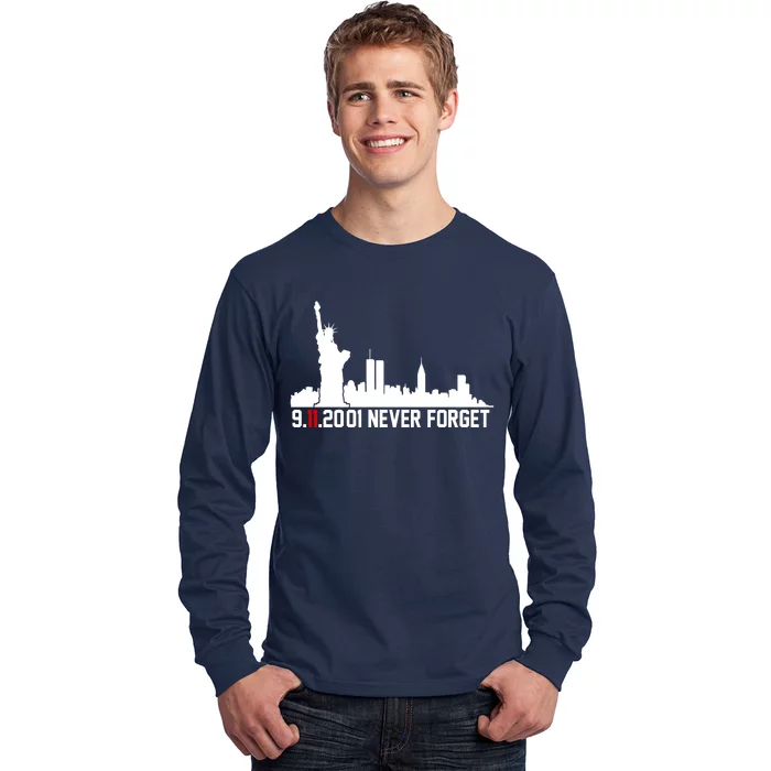 9-11-2001 Never Forget September 11th Long Sleeve Shirt