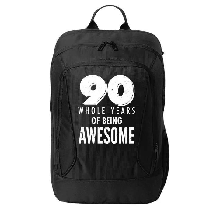 90 Whole Years of Being Awesome Birthday City Backpack