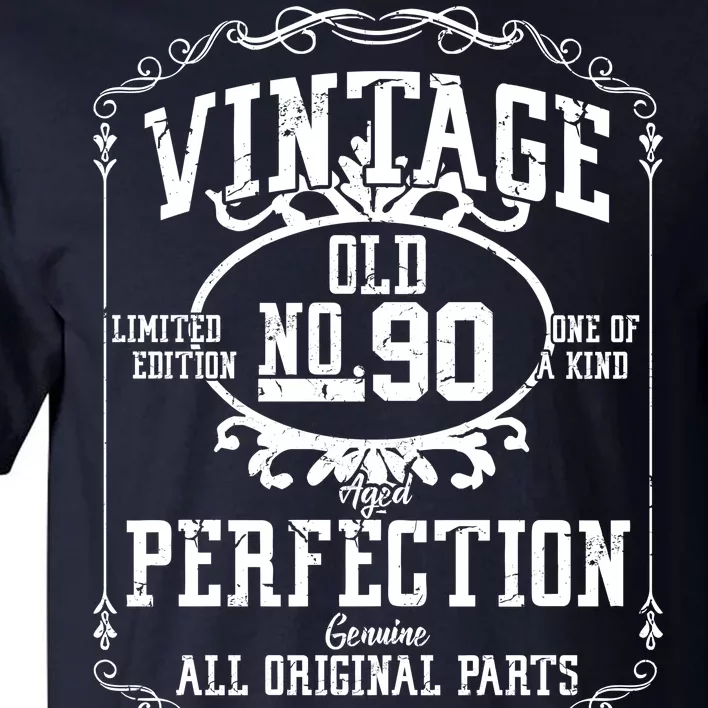 90th Birthday Genuine All Original Parts Tall T-Shirt