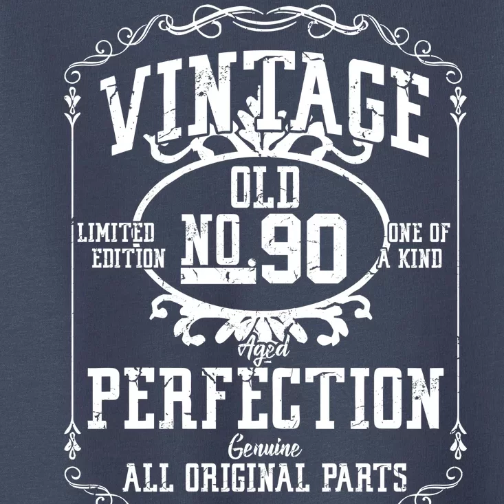 90th Birthday Genuine All Original Parts Toddler T-Shirt