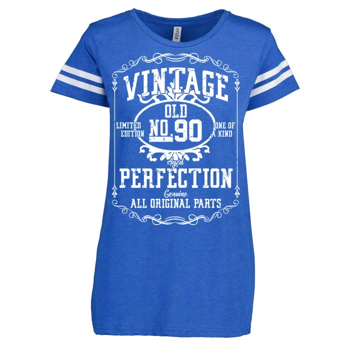 90th Birthday Genuine All Original Parts Enza Ladies Jersey Football T-Shirt