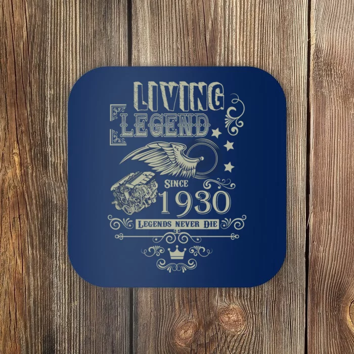 90th Birthday Legend Since 1930 Coaster