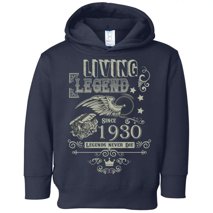 90th Birthday Legend Since 1930 Toddler Hoodie