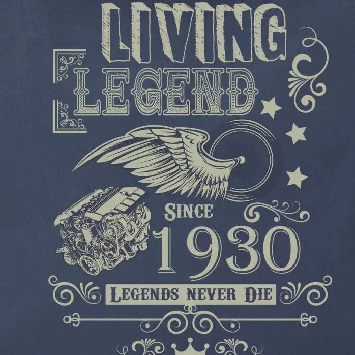 90th Birthday Legend Since 1930 Zip Tote Bag