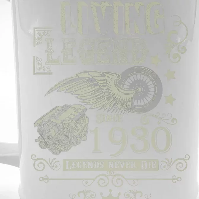 90th Birthday Legend Since 1930 Front & Back Beer Stein